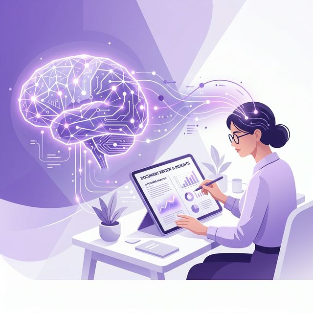 Illustration service Traduction IA révisée